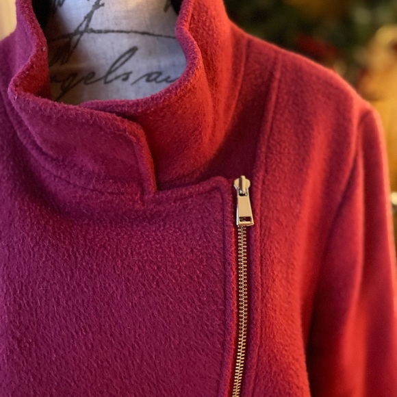 LOFT petite wool moto coat - Picture 4 of 12